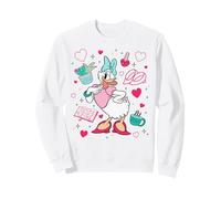 Disney Mickey And Friends Daisy Duck Around Her Iconic Items Felpa