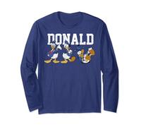 Disney Mickey And Friends Donald Duck Poses Maglia a Manica
