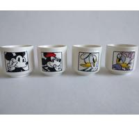 Disney MICKEY AND FRIENDS Imprint SOJU Glass Shot Cup 50 ml set 4 pezzi