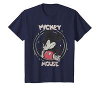 Disney Mickey And Friends Mickey Mouse Angry Ritratto Maglietta, Bambini, Navy, 8 anni