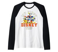Disney Mickey And Friends My First Disney Trip Classic Toons Maglia con Maniche Raglan