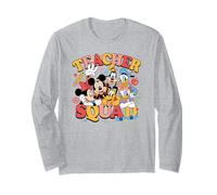 Disney Mickey And Friends Teacher Squad Cute Group Shot Maglia a Manica