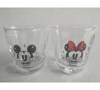 Disney MICKEY AND MINNIE MOUSE Imprint SOJU Glass Shot Cup 45 ml set 2 pezzi