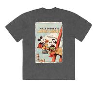 Disney Mickey Building A Building ufficiale Uomo maglietta unisex