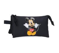 Disney Mickey Cheerful Bagagli- Borsa a tracolla, Unisex - Bambini e ragazzi, Nero, Taglia Unica