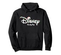 Disney Mickey Christmas Lights Family Trip Script Logo Felpa con Cappuccio