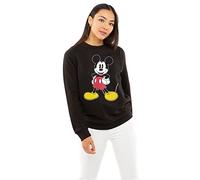 Disney Mickey Classic Maglia di Tuta, Nero, 46 Donna