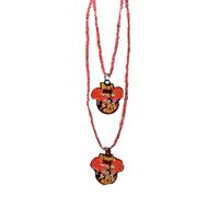 Disney Mickey Collana Rosso Seed 2 PC Ciondolo Best Amico Gioielli Disneyana New