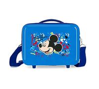 Disney Mickey Colour Mayhem Beauty case adattabile con tracolla blu 29 x 21 x 15 cm rigido ABS 9,14 L