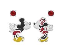 Disney Mickey e Minnie Mouse Orecchini a Perno in Argento Sterling Bacciare