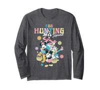 Disney Mickey & Friends Easter Egg Hunting Squad Retro Logo Maglia a Manica