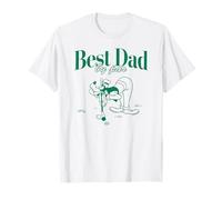 Disney Mickey & Friends Father's Day Best Dad Goofy Big Logo Maglietta