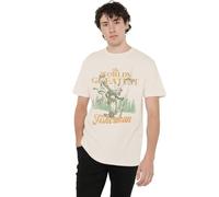 Disney Mickey & Friends Greatest Fisherman Goofy Dad T Shirt, Natural, M Unisex-Adulto