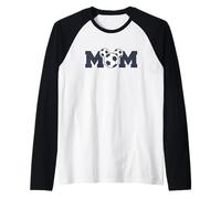 Disney Mickey & Friends Mother's Day Soccer Mom Logo Maglia con Maniche Raglan