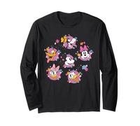 Disney Mickey & Friends Spring Easter Friendly Flower Faces Maglia a Manica