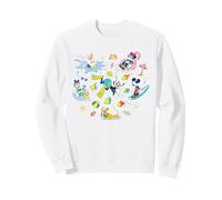 Disney Mickey & Friends Summer Beach Vacation Fun Coquette Felpa