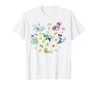 Disney Mickey & Friends Summer Beach Vacation Fun Coquette Maglietta
