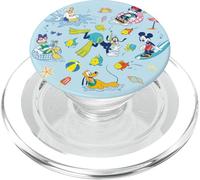 Disney Mickey & Friends Summer Beach Vacation Fun Coquette PopSockets PopGrip per MagSafe