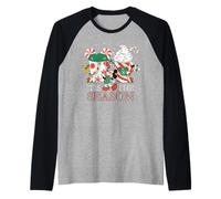 Disney Mickey & Friends 'Tis The Season Christmas Coffee Maglia con Maniche Raglan