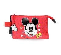 Disney Mickey Get Moving Astuccio Tripla Multicolore 22x12x5 cm Poliestere, multicolore, Astuccio triplo