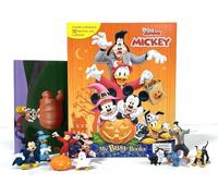 Disney Mickey Halloween My Busy Books - Storybook, 10 figurines, playmat