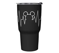 Disney Mickey Heartline - Tazza da viaggio in acciaio INOX, 765 ml, multicolore