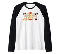Disney Mickey & Minnie Chinese Happy Lunar New Year 2026 Maglia con Maniche Raglan