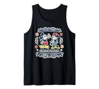 Disney Mickey & Minnie Cinco de Mayo Papel Picado Mexico Art Canotta