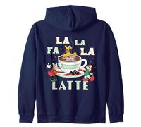Disney Mickey & Minnie "Fa La La La Latte" Christmas Coffee Felpa con Cappuccio