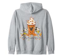 Disney Mickey & Minnie in My Pumpkin Spice Era Fall Coffee Felpa con Cappuccio