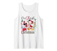 Disney Mickey & Minnie Our First Christmas Holiday Couples Canotta