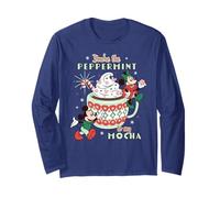 Disney Mickey & Minnie The Peppermint to My Mocha Holiday Maglia a Manica