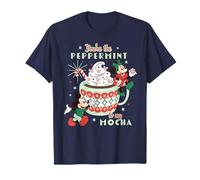 Disney Mickey & Minnie The Peppermint to My Mocha Holiday Maglietta