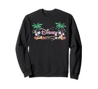 Disney Mickey & Minnie Tropical Island Vacation Script Logo Felpa