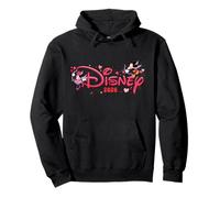 Disney Mickey & Minnie Valentine's Day 2026 Script Logo Trip Felpa con Cappuccio