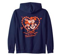 Disney Mickey & Minnie Valentine's Day "Be Mine, Valentine!" Felpa con Cappuccio