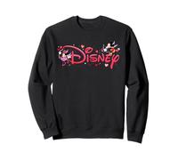 Disney Mickey & Minnie Valentine's Day Script Logo Trip Felpa