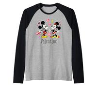 Disney Mickey & Minnie Valentine's Day "You & Me, Valentine" Maglia con Maniche Raglan