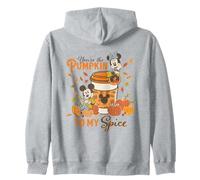 Disney Mickey & Minnie You're The Pumpkin to My Spice Fall Felpa con Cappuccio