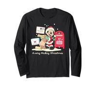 Disney Mickey Mouse A Very Mickey Christmas Retro Holiday Maglia a Manica