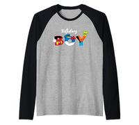 Disney Mickey Mouse And Friends Birthday Boy Party Maglia con Maniche Raglan