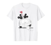 Disney Mickey Mouse and Minnie Hearts Maglietta