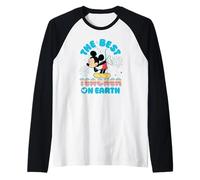 Disney Mickey Mouse Best Teacher on Earth Teachers' Day Gift Maglia con Maniche Raglan