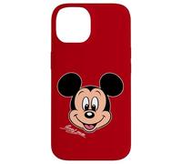 Disney Mickey Mouse Big Face Forward Character Trip Matching Custodia per iPhone 14