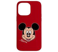 Disney Mickey Mouse Big Face Forward Character Trip Matching Custodia per iPhone 14 Pro Max