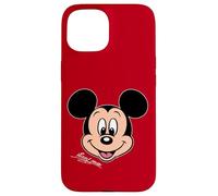 Disney Mickey Mouse Big Face Forward Character Trip Matching Custodia per iPhone 15