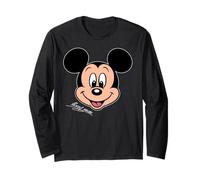 Disney Mickey Mouse Big Face Forward Character Trip Matching Maglia a Manica