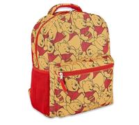 Disney Mickey Mouse Bookbag Zaino - Mickey Mouse e Stitch Allover Zaino per la Scuola - Zaino per Ragazzi, Ragazze, Bambini, Pooh Oro