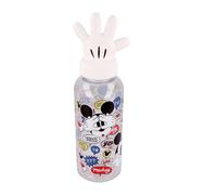 Disney Mickey Mouse Borraccia in plastica con coperchio in 3D da 560 ml