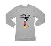 Disney Mickey Mouse - Camicia da notte da donna, a maniche lunghe, colore grigio, grigio., S